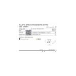 Alfa MAKITA 2 TRACK MAGNETIC 2X 7W CCT SMART AZ4839 AZZARDO